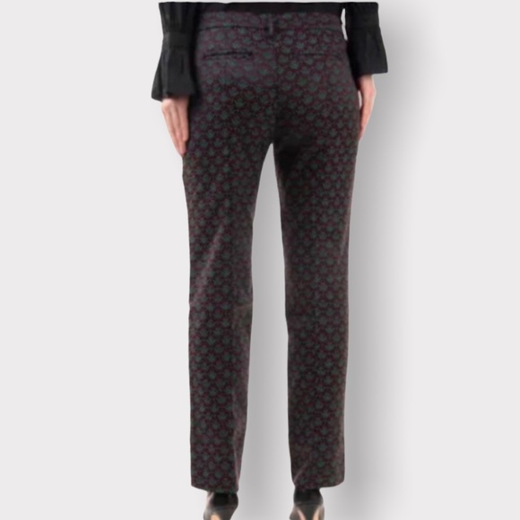 History Repeats, Jacquard Chino Trousers, Floral Pattern, Size IT 42/S - Picture 6 of 15